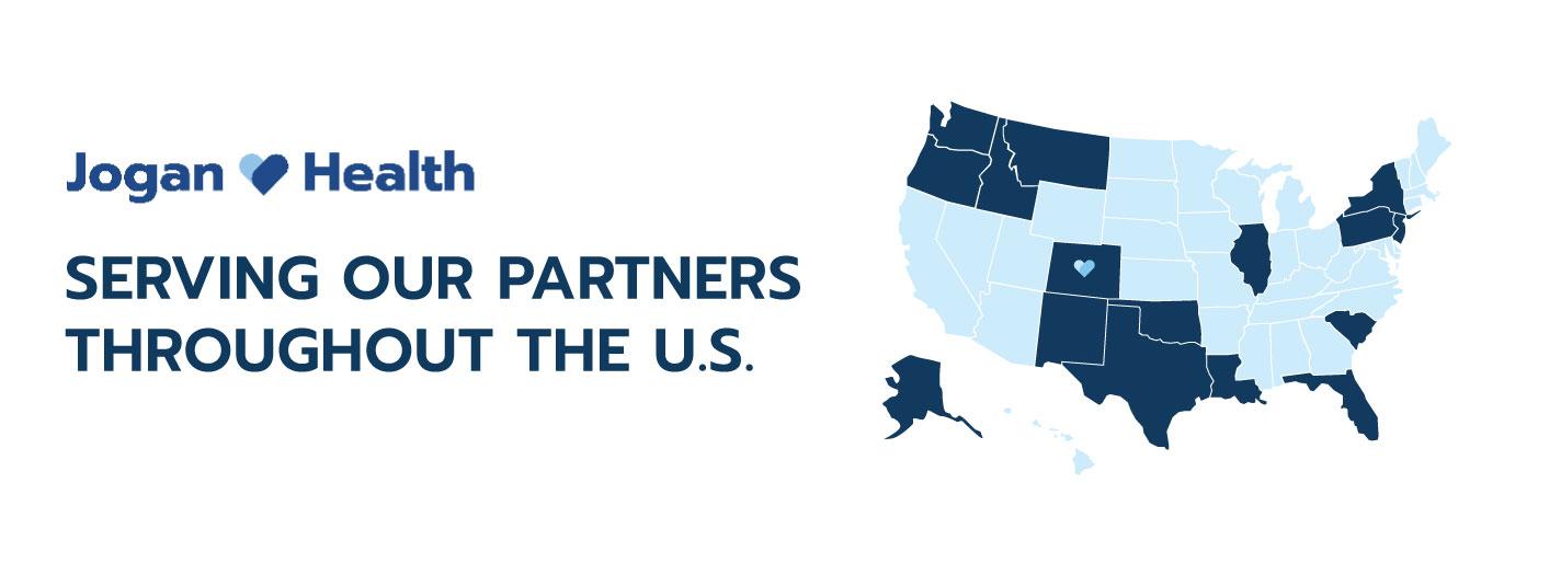 U. S map of Jogan Health Partners