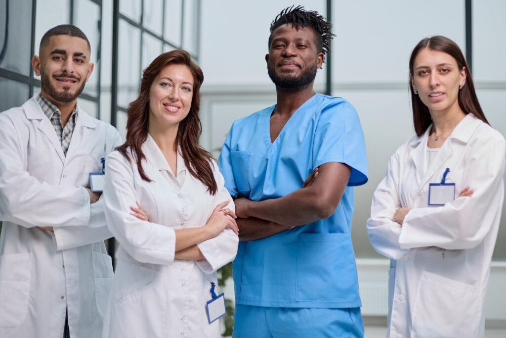 diverse healthcare providers