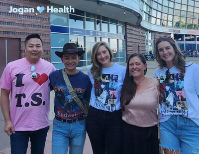 CEO Dan Dietrich, influencer Nurse Johnn, Katherine, Brand Manager Nicole Zimmerman, and Laura getting ready to kick-off an evening of making memories at the Taylor Swift concert.